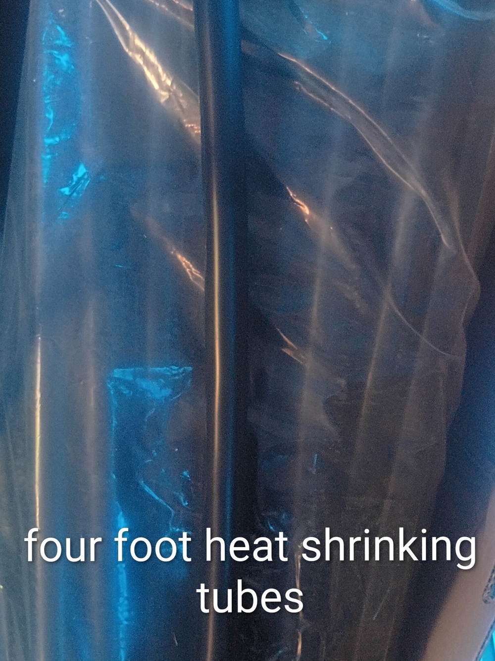 Black Heat Shrink Tubing - 4ft Protective Sleeve